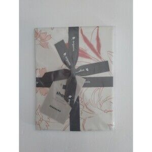 West Elm Standard Sham Washed Organic Cotton Pink Stone NEW